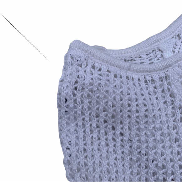 belldini White Crochet Sweater (SZ S) - Picture 3 of 8